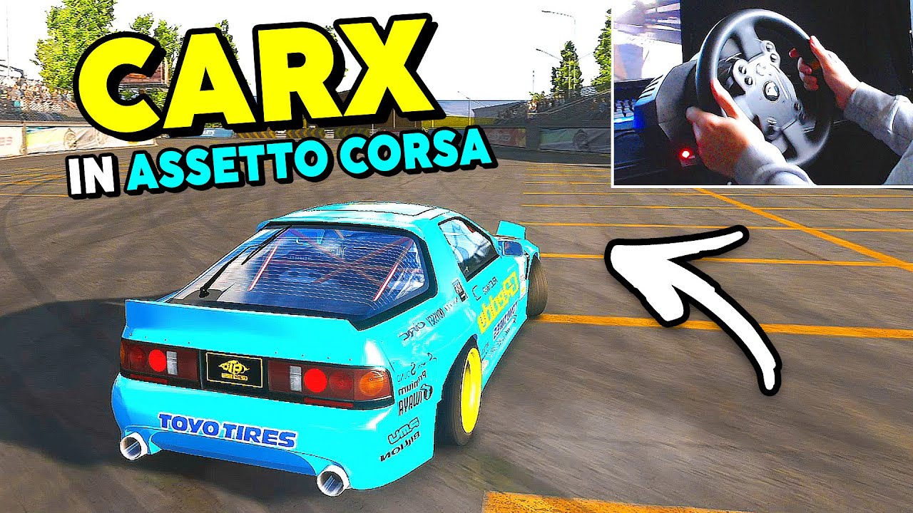 CARX PARKING LOT IN ASSETTO CORSA