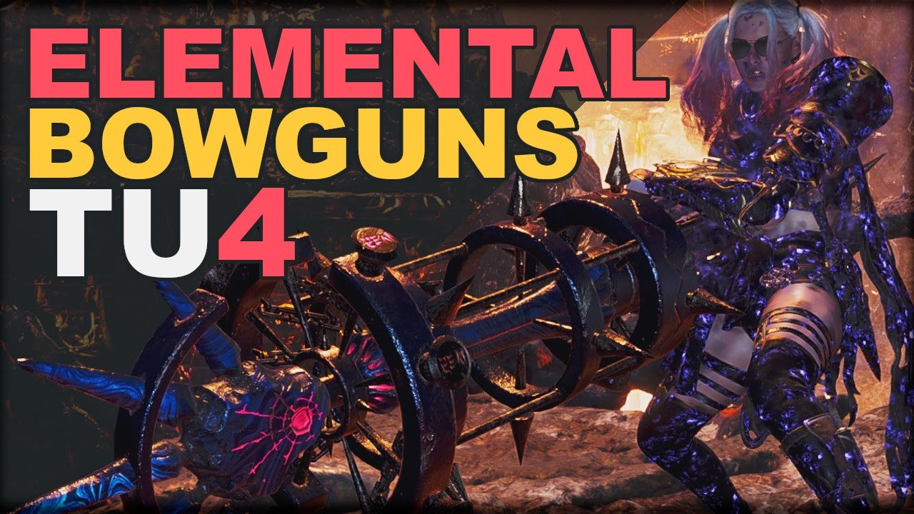 MHWILDS | Обновление 4 игры Elemental Bowguns