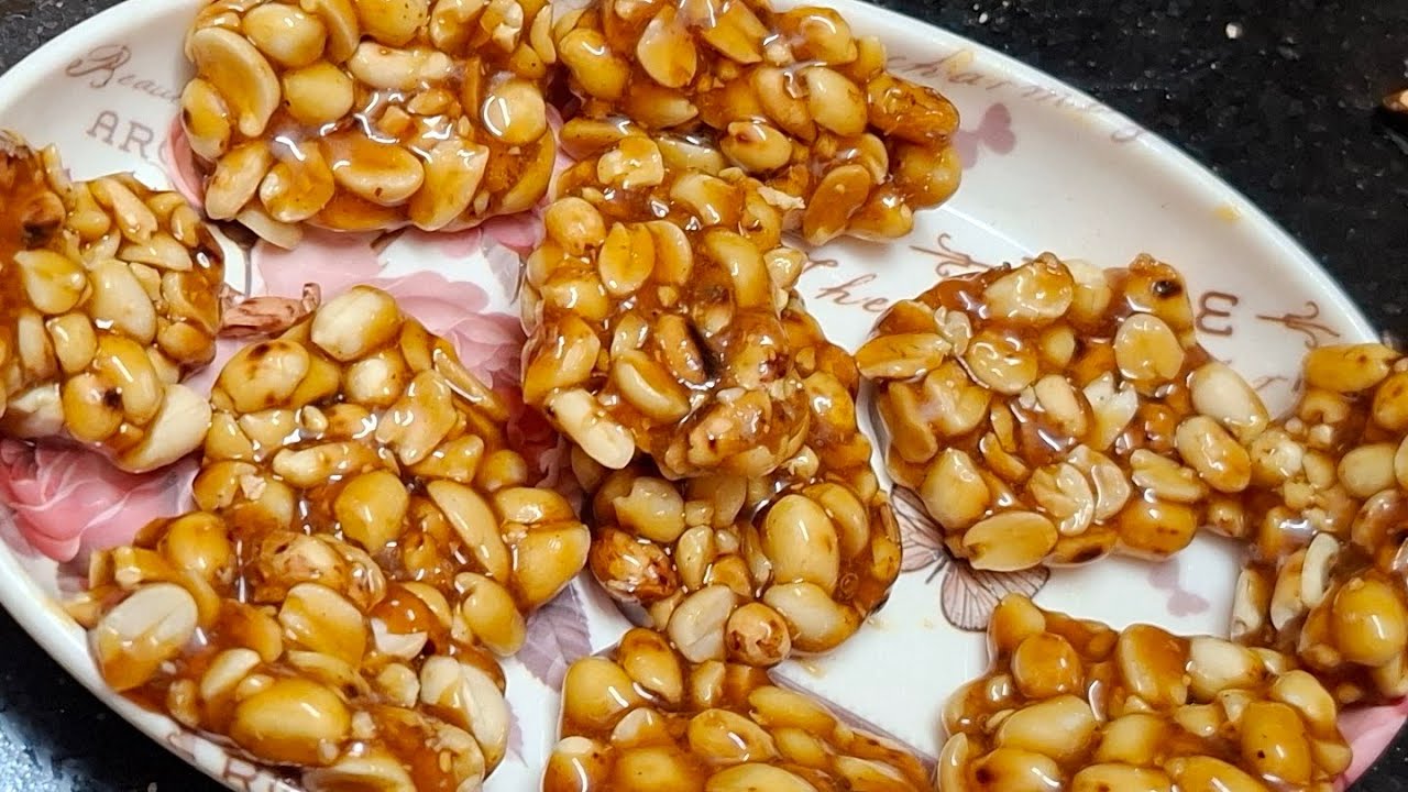 పల్లి చిక్కి 😋పల్లి చిక్కి ఇంట్లో నే ఇలా ఈజి గా చేయండి. Super teast vastundi.