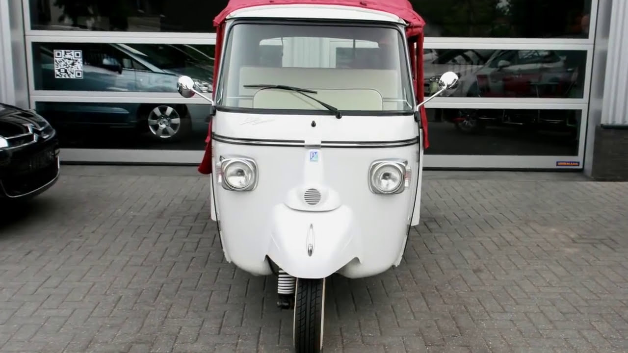 Piaggio APE CALESSINO DIESEL 4 PERSOONS 595KM NWST NL VOERTUIG topautos wijchen