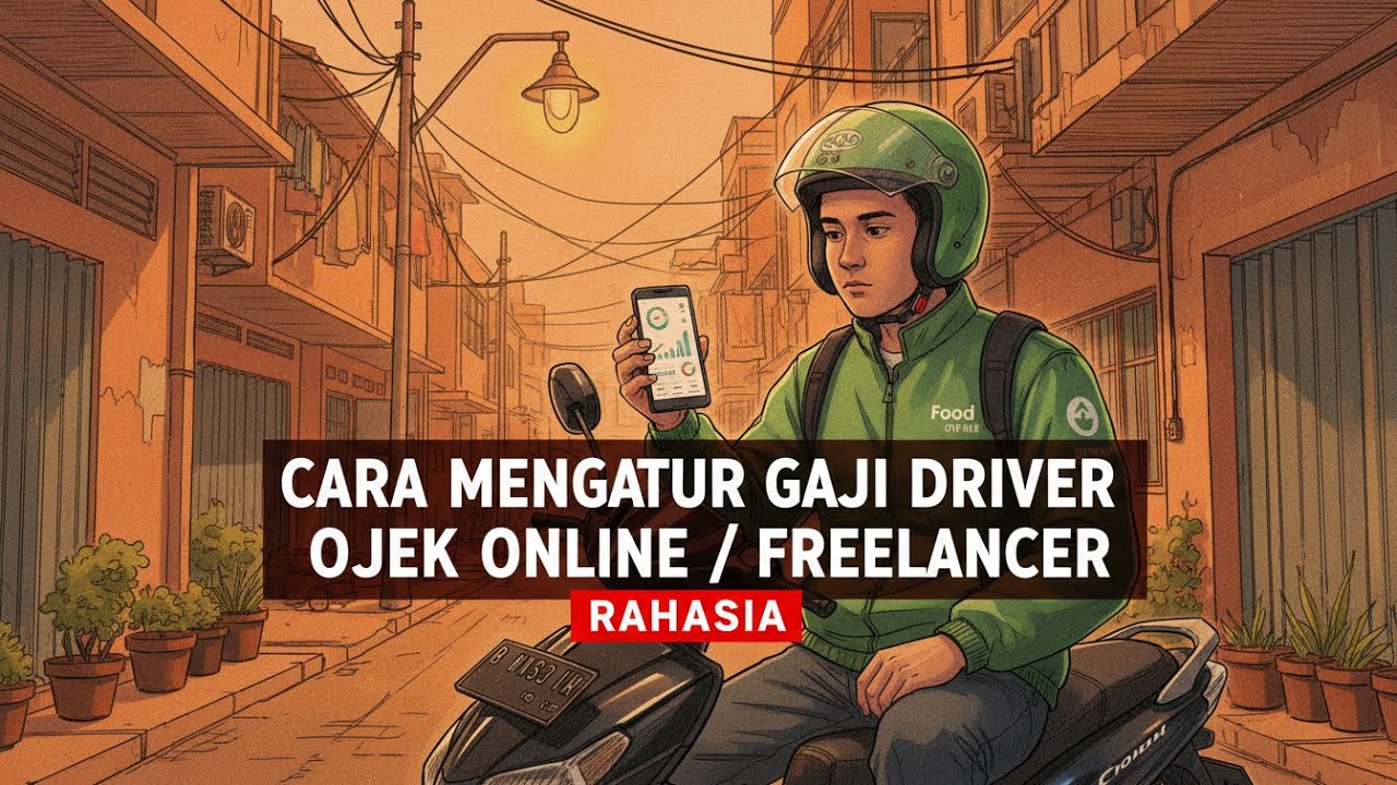CARA MENGATUR GAJI DRIVER OJEK ONLINE Dan FREELANCER