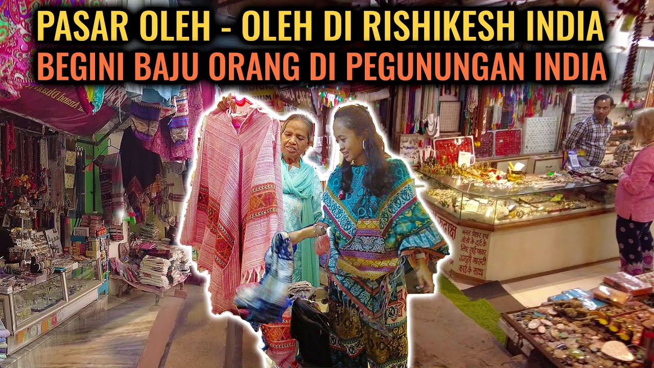 SHOPPING PAKAIAN GUNUNG DI PEGUNUNGAN INDIA BERSAMA MERTUA INDIA
