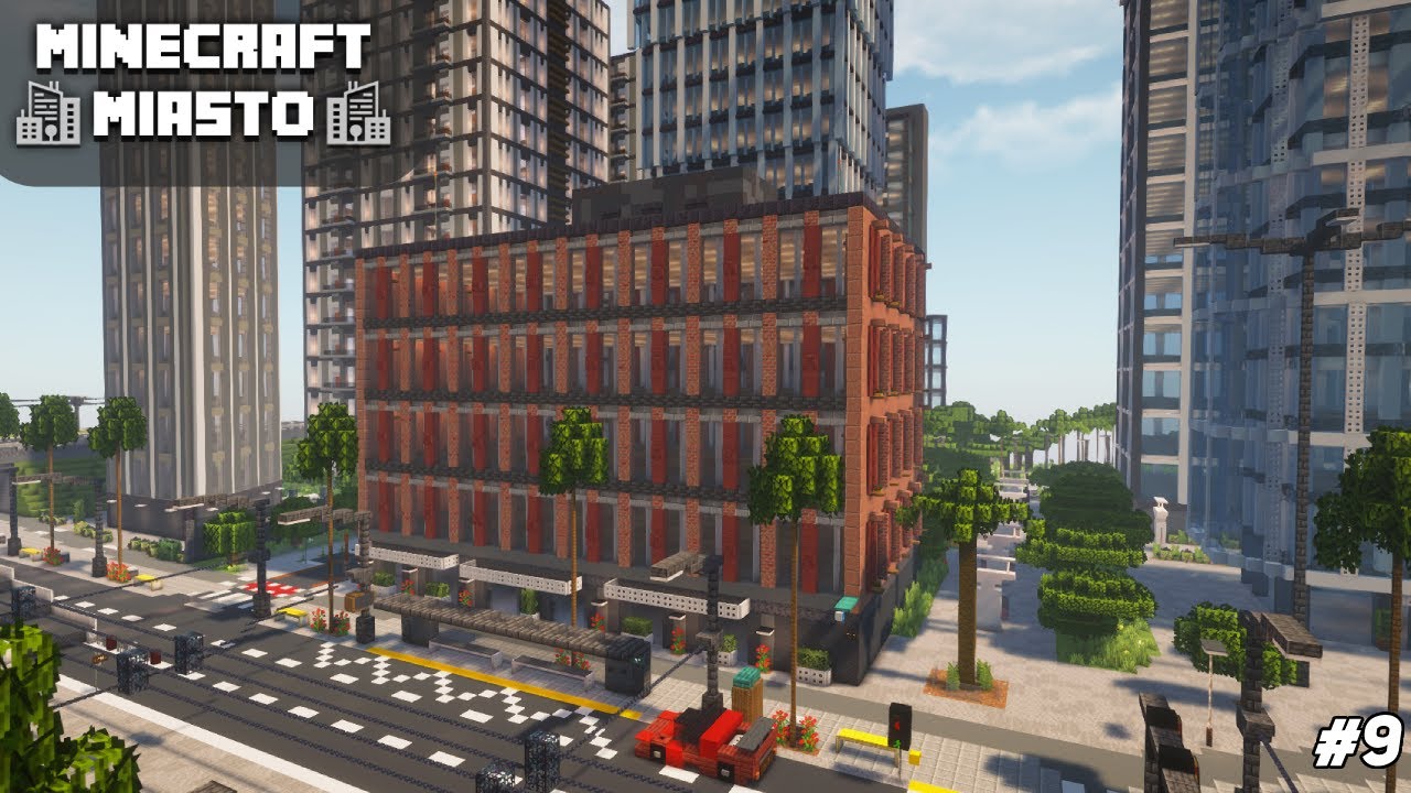 🌆 ZBUDOWAŁEM NOWE WIEŻOWCE W MINECRAFT MIEŚCIE | Update #9