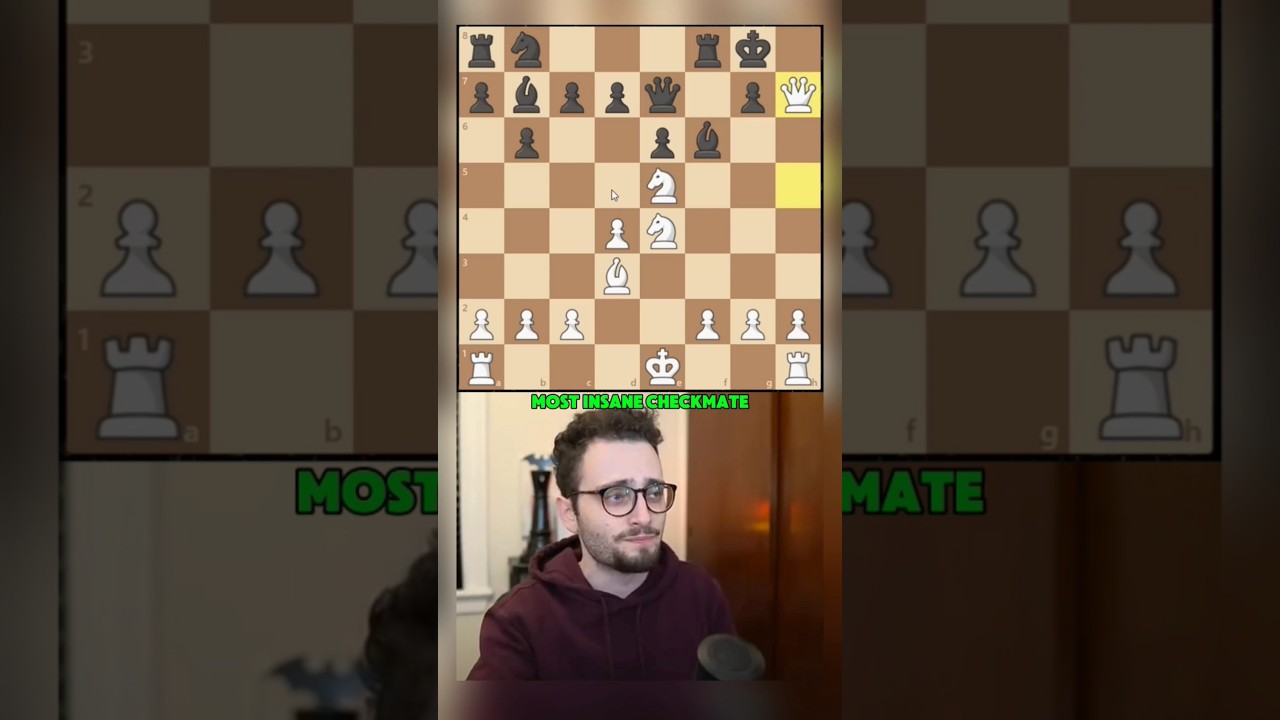 самый неуважительный мат в истории шахмат. #шахматы #gothamchess