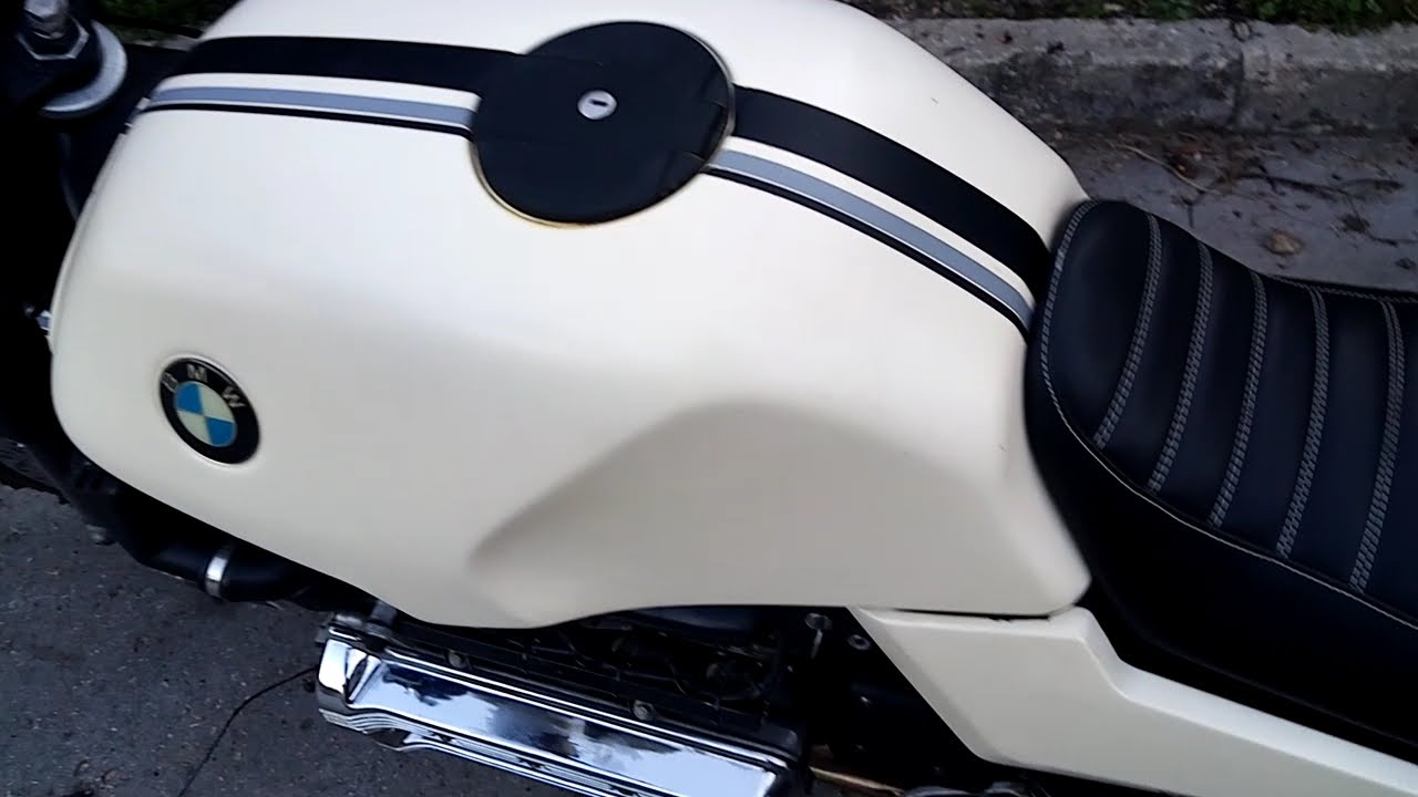 My Ride BMW K100 CAFE Scrambler and sound