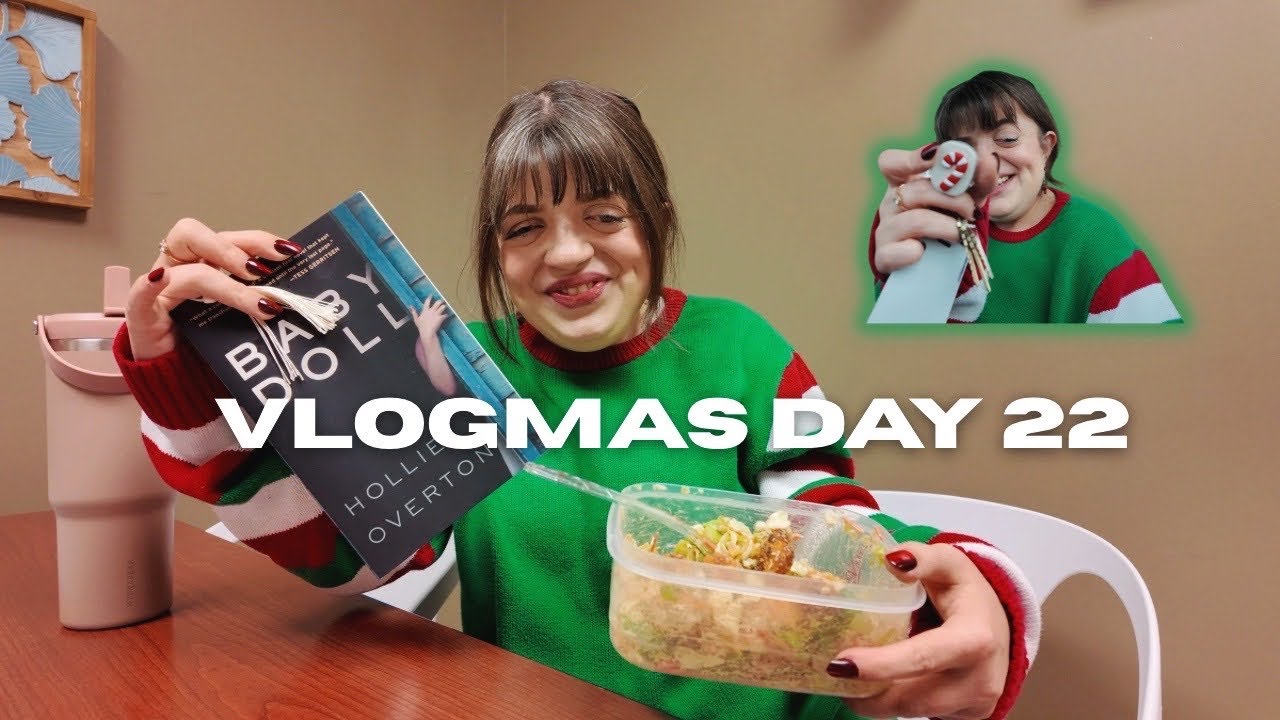 Влогмас, день 22 🎄✨ Обед со мной + новая книга | Жизнь с Пфайффер