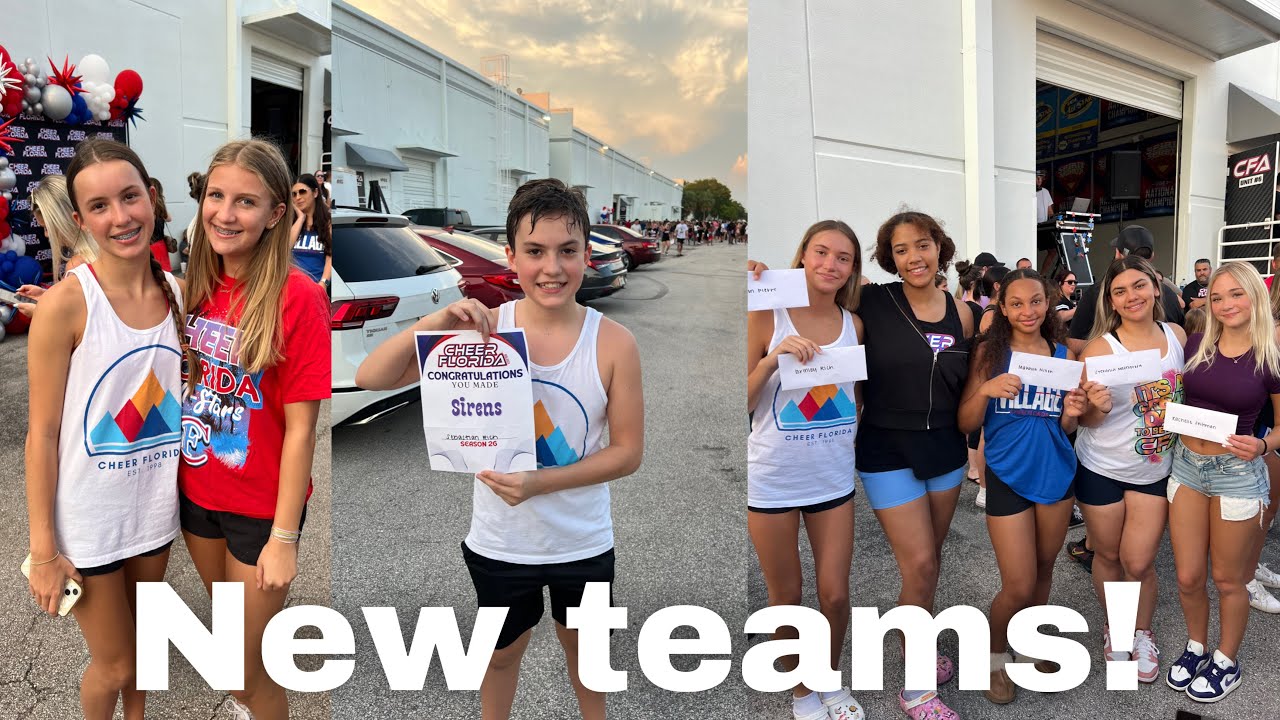 Starting a new cheer season!