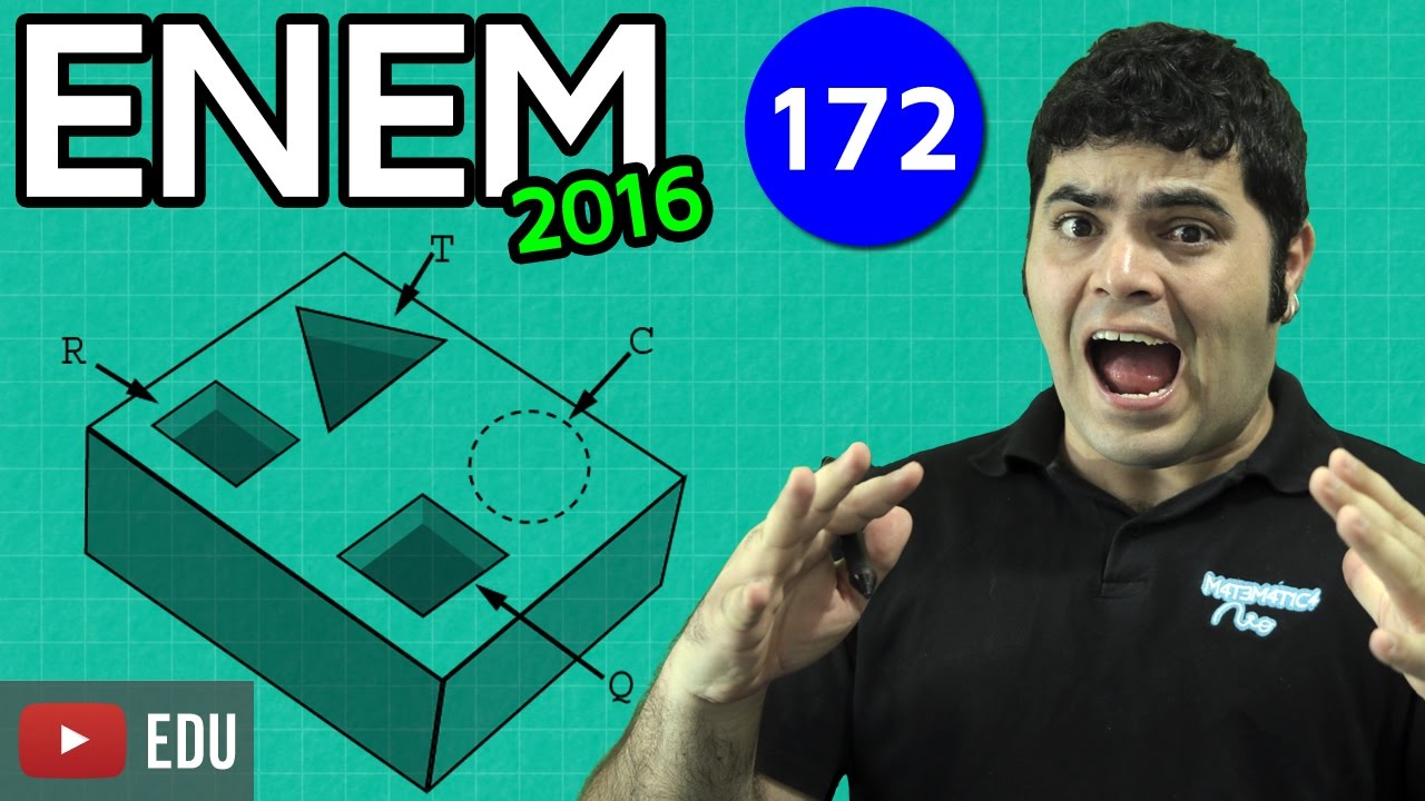 ENEM 2016 Matemática #37 - Marceneiro Maldito e Geometria (questão mais chata do ENEM)
