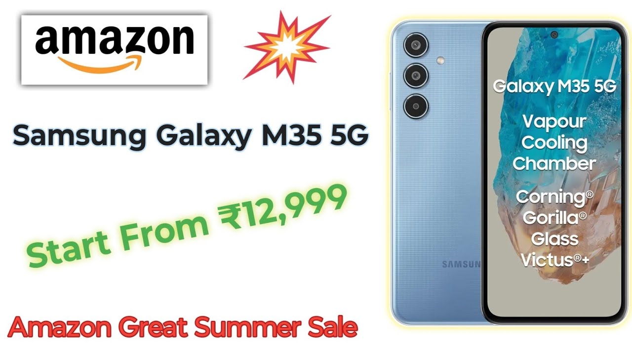 🔥 Samsung Galaxy M35 5G Phone | Amazon Great Summer Sale 2025 | Mobile Deals & Offers