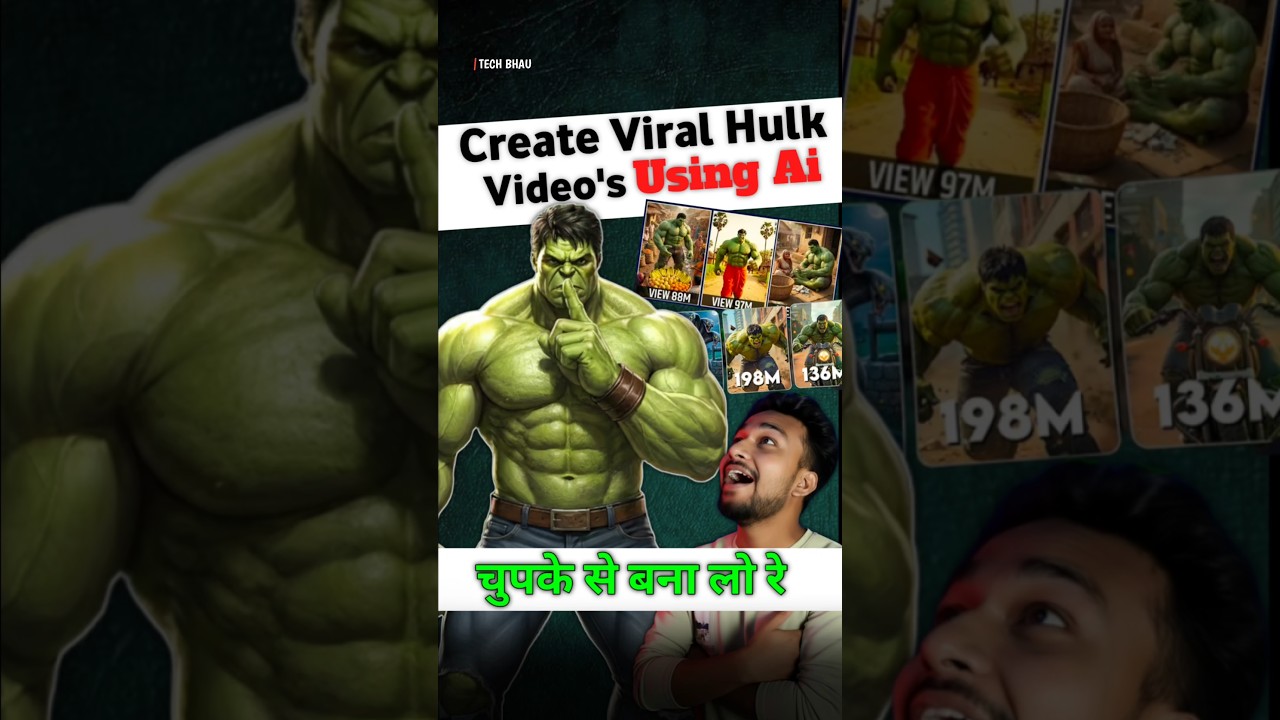 Create Viral Hulk Video Using Ai 