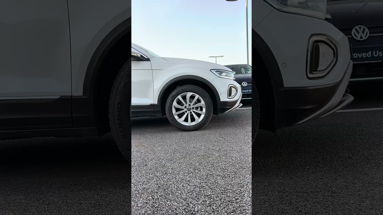 2024 Pure White Volkswagen T-Roc Style - Frank Keane Volkswagen