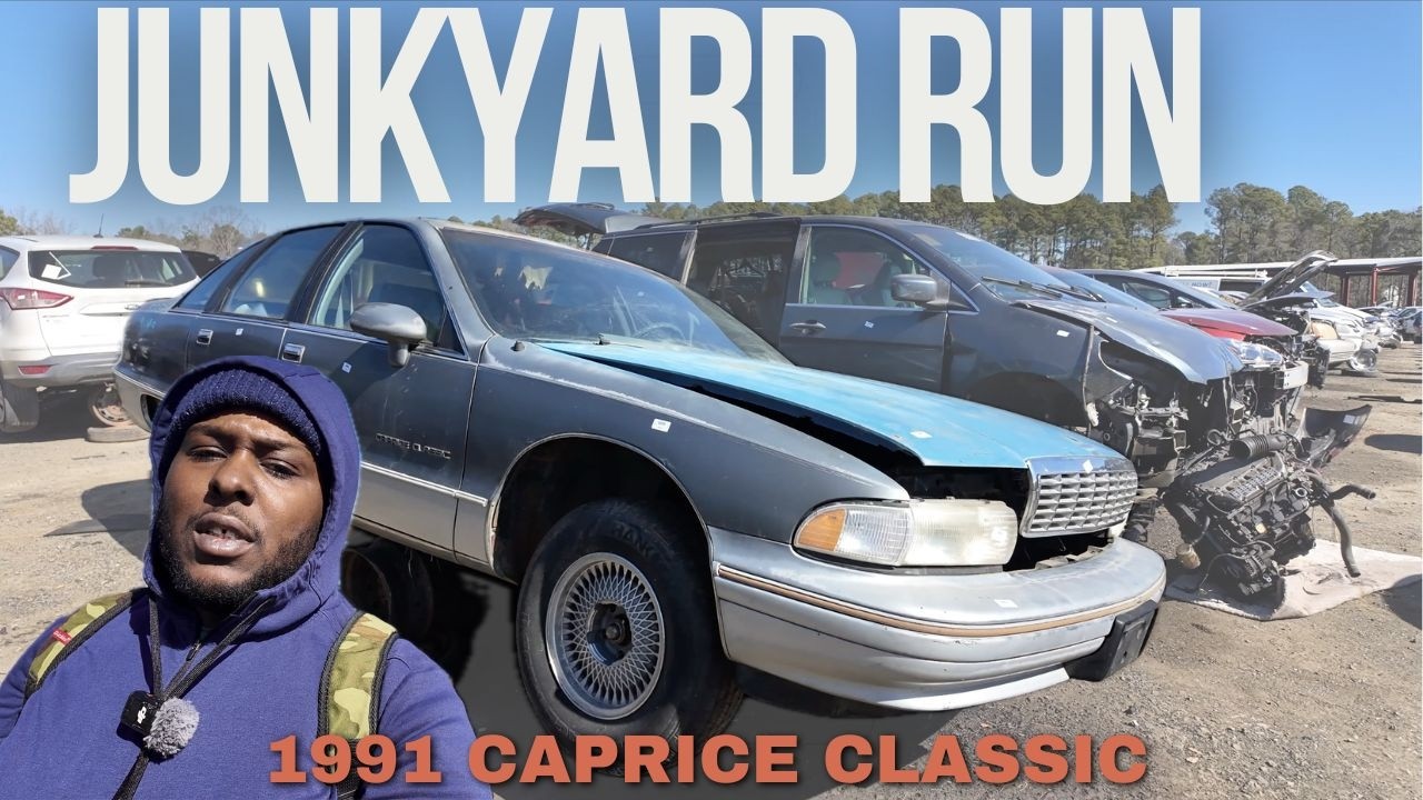 Junkyard Run Got The Last Dashboard Vents I Needed - Replaced Water-pump, Thermostat & Temp sensor