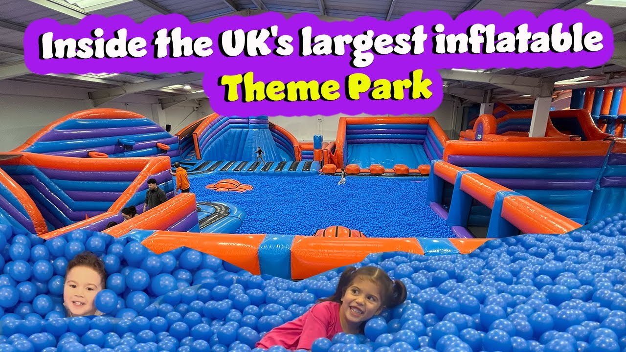 Inside the UK's largest inflatable theme park