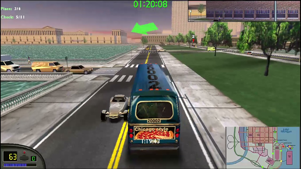 Midtown Madness Soldier Sneaker With City Bus Unlocked Panoz GTR-1