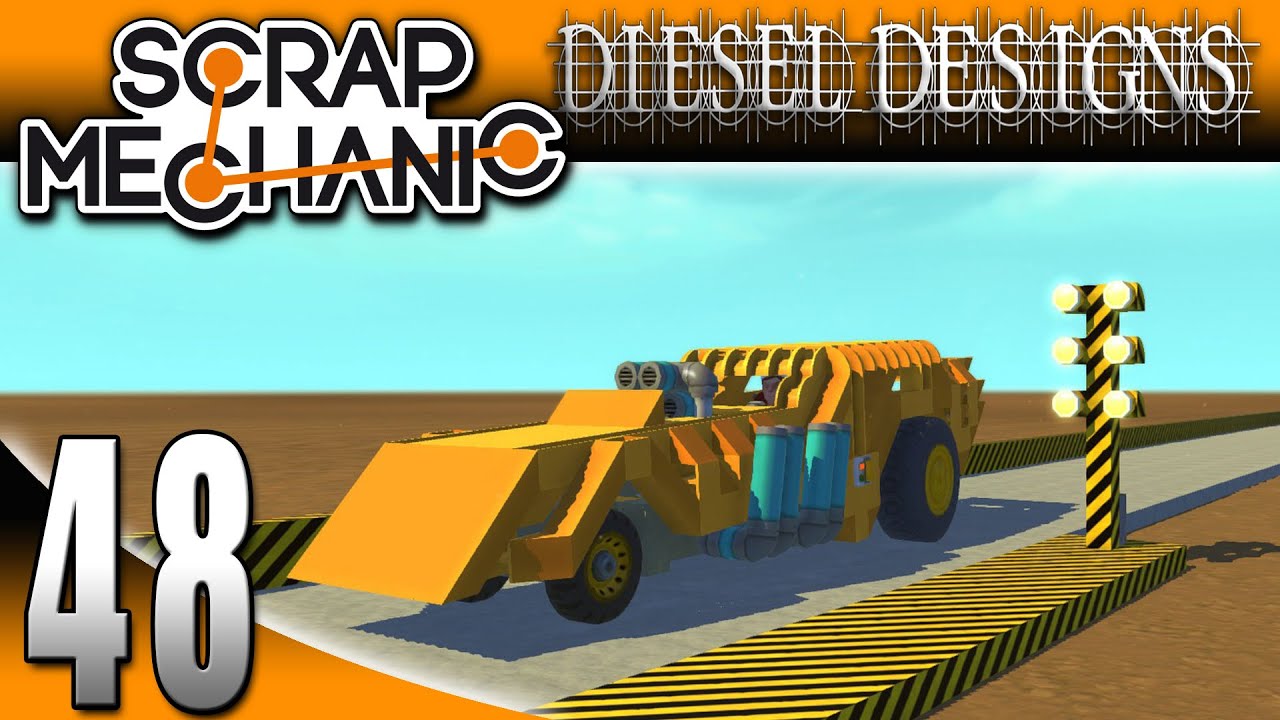 Scrap Mechanic Gameplay : EP48: NHRA Funny Car Dragster! (Let's Play 1080p)