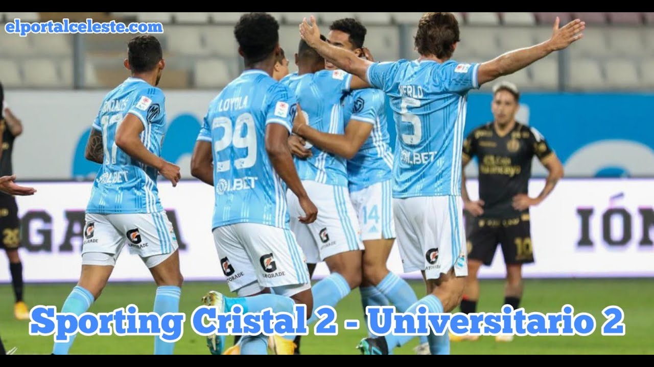 Cristal 2- Universitario 2  (Liga1: Fase 2 - 2020) | 100% Celestes