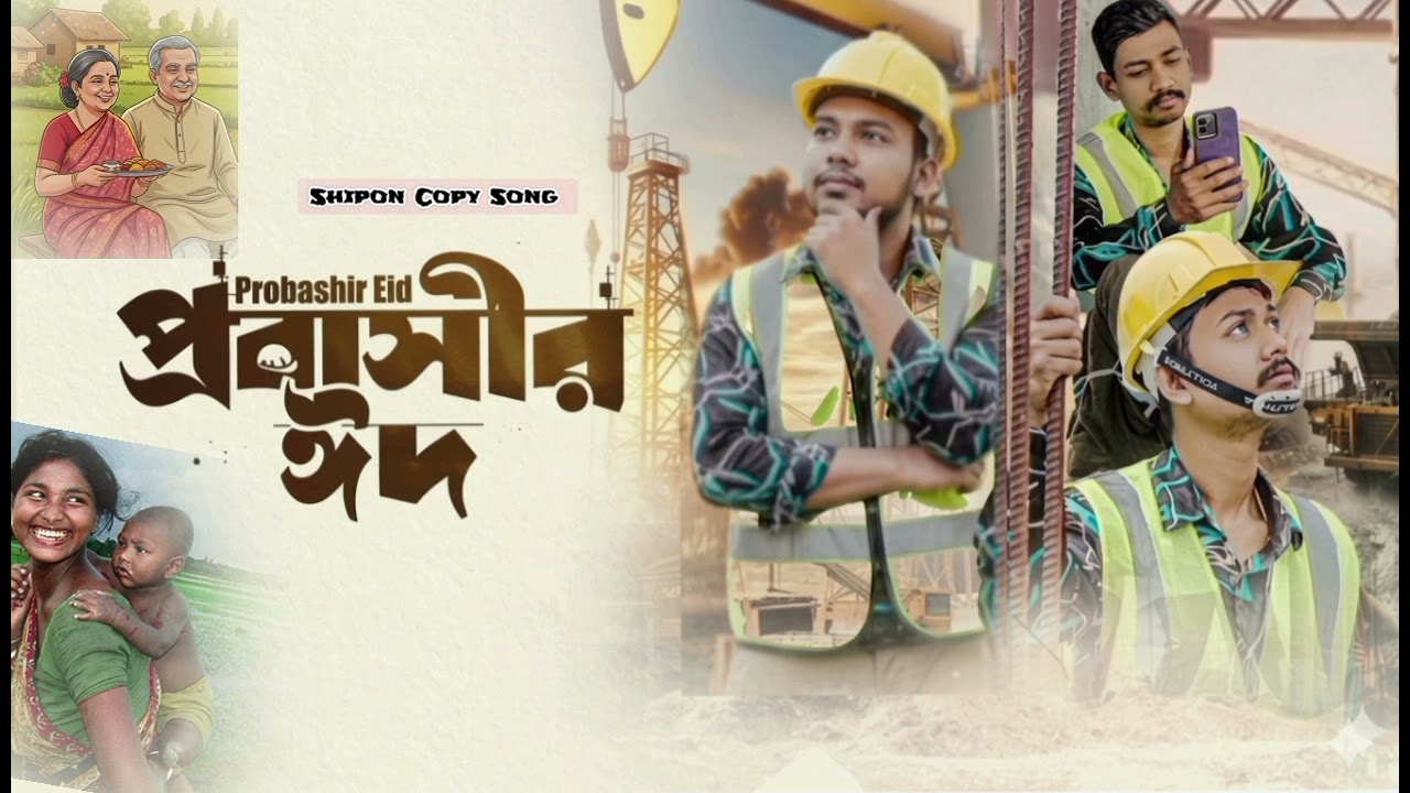প্রবাসী,Eid mubarak song,ঈদ মোবারক,ঈদের শুভেচ্ছা নিয়ে একটি গান,Eid Viral Song 2026,Shipon Copy Bd
