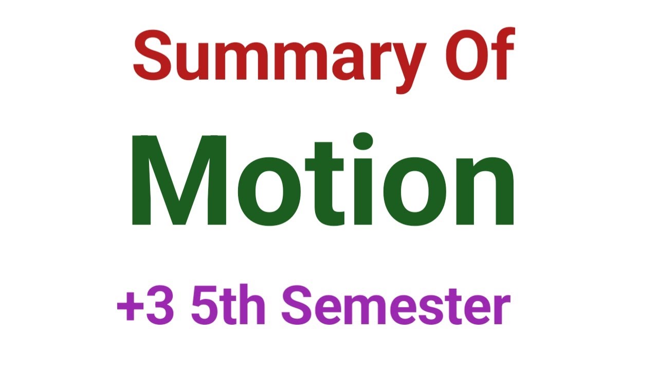 Notes On Motion by Octavio Paz