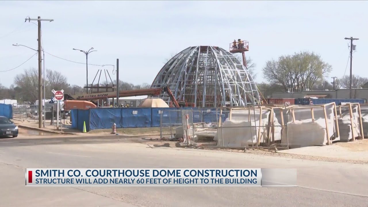 Smith Co. courthouse dome reconstruction