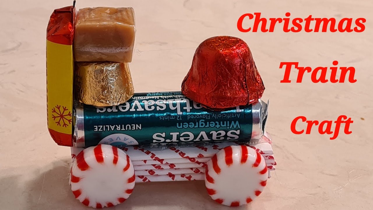 Easy Christmas Train Craft