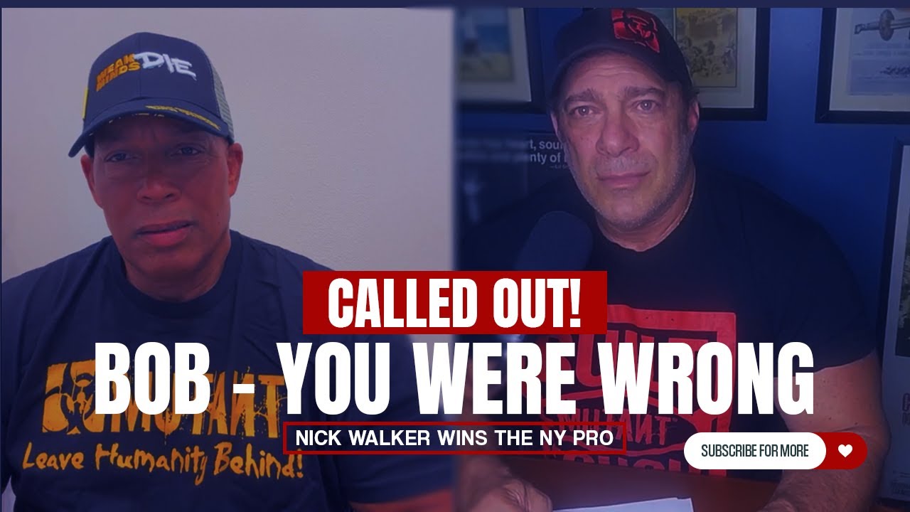 BOB WAS WRONG! NICK WALKER wins the '24 NY PRO! Shawn Ray joins Bob in a review of the NY Pro.