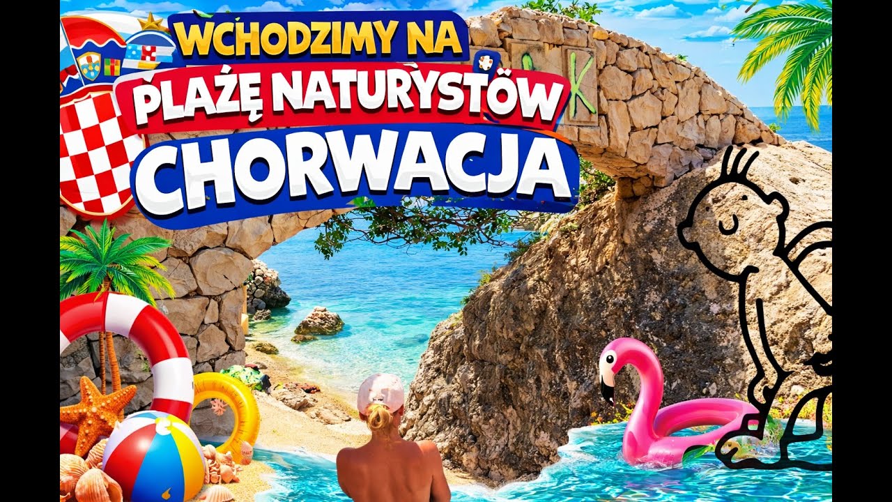 Wchodzimy na Plażę Naturystów CHORWACJA "Znowu Golasy" FKK nude Beach Urlop Croatia