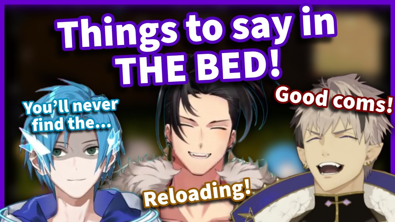 Altare, Shinri and Ruze talk about things you can SAY after making LOVE! 💀