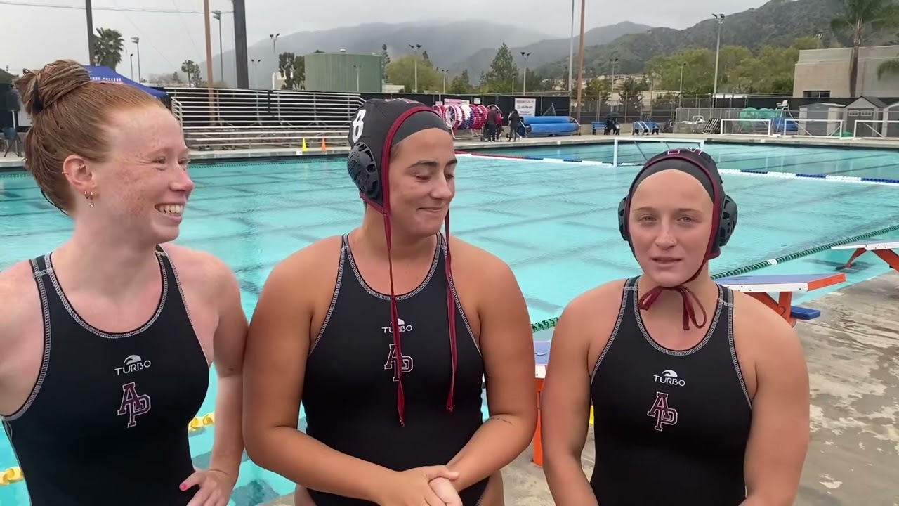 Azusa Pacific Water Polo Postgame Interview: Maria Boix Pascual, Mica Schiavone, Skylar Ford