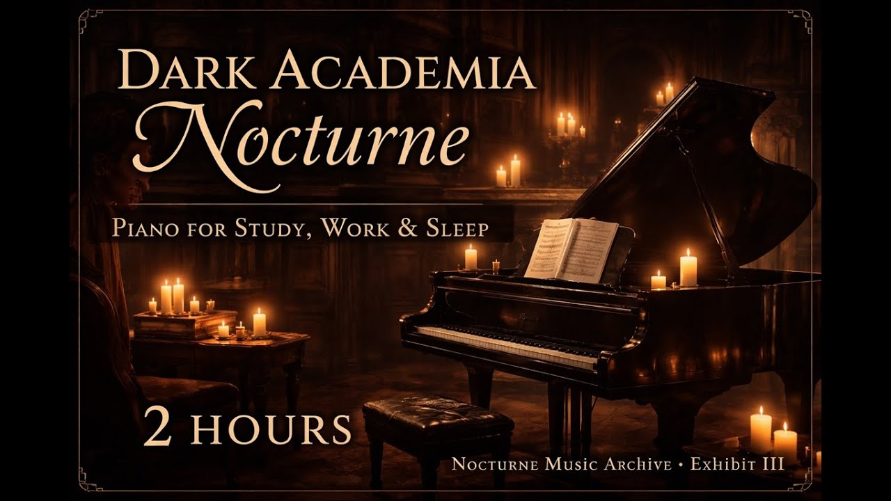 Dark Academia Nocturne — Piano for Study, Work & Sleep (2 Hours)Nocturne Music Archive · Exhibit III
