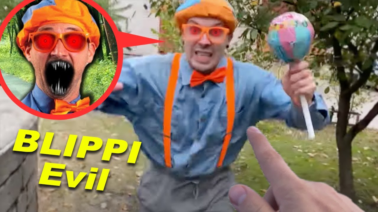 if you see BLIPPI in the playground - RUN ( Parkour / Halloween at 3am horror movie  )