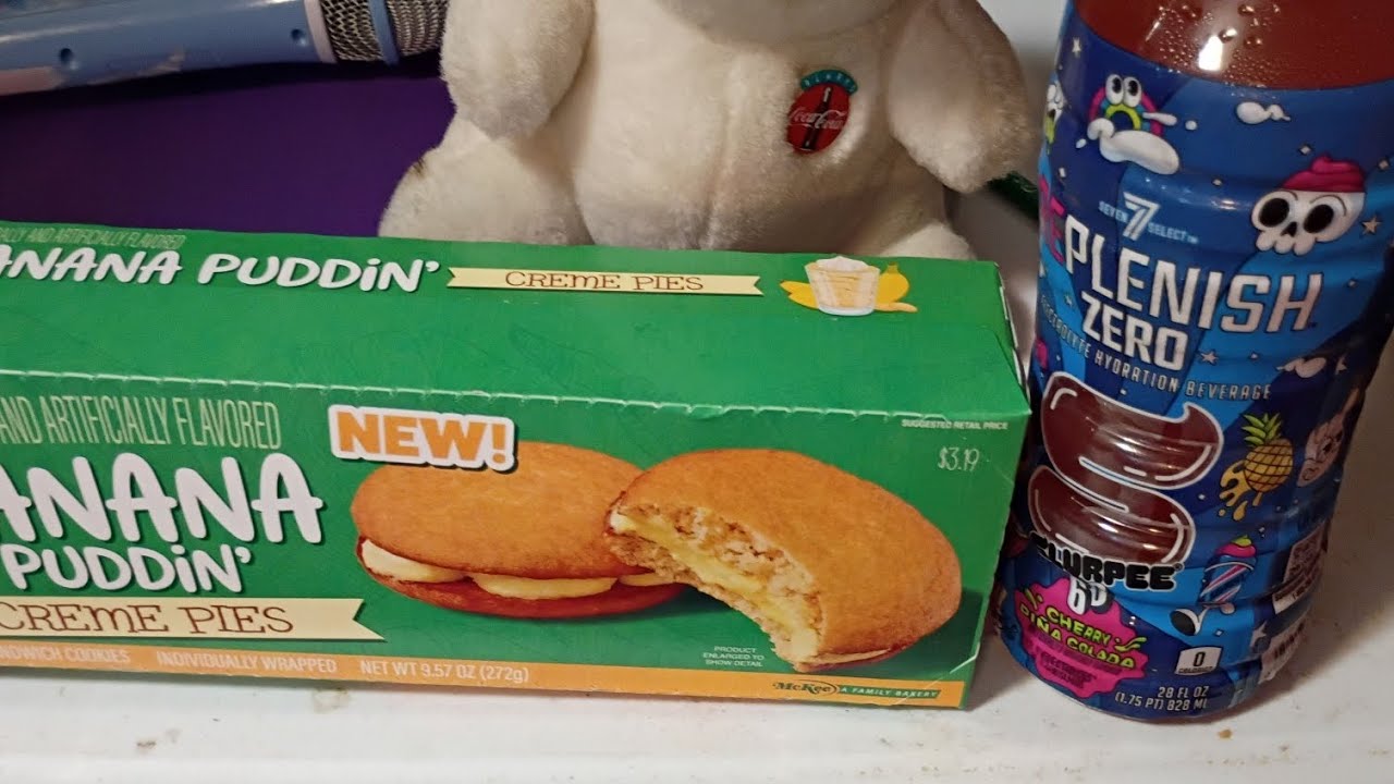 Дегустация: банановые пудинговые пирожные Little Debbie и новые вишневые/пирожные с карамельным в...