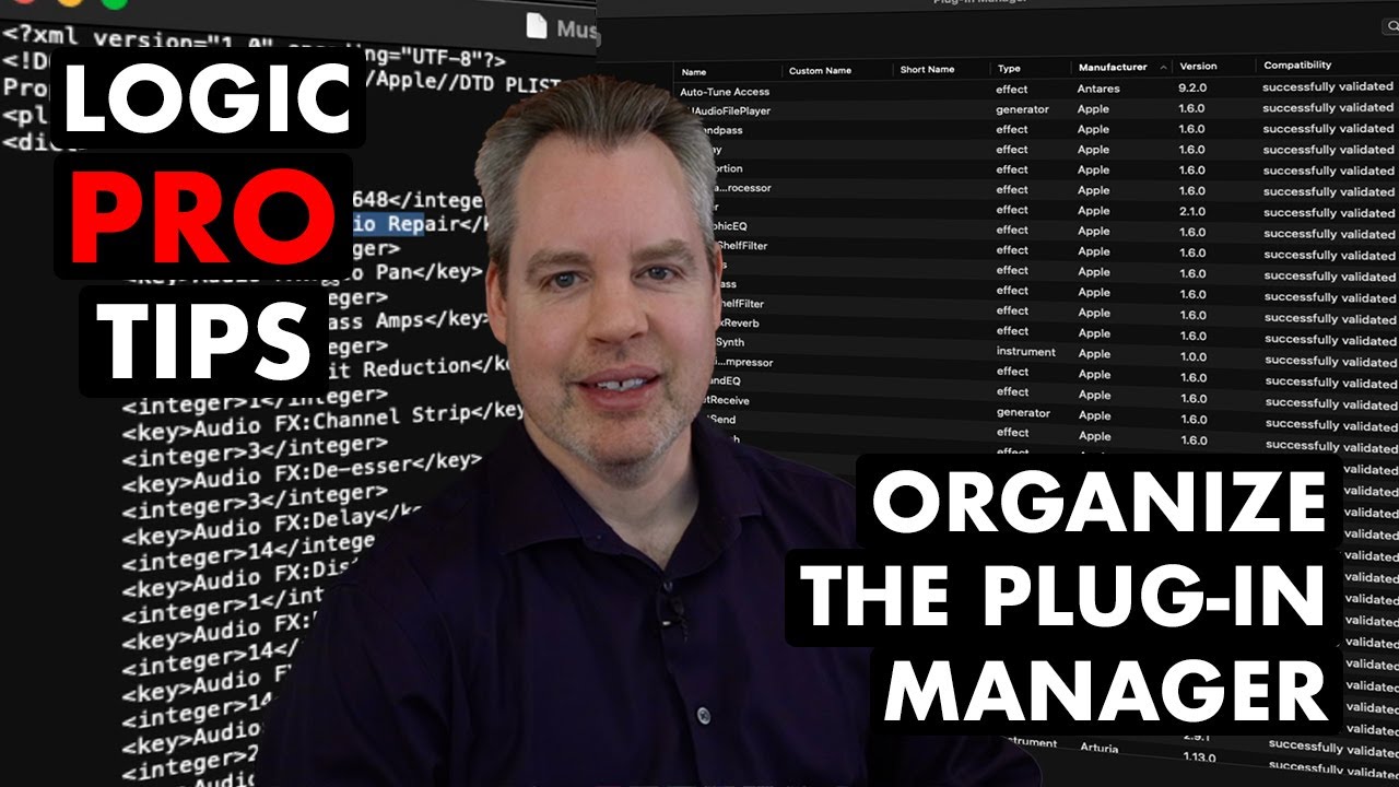 Organize the Plug-in Manager for a Speedy Workflow - Logic Pro Tip