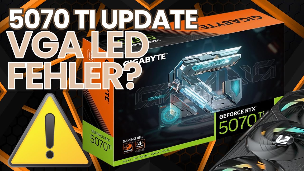 RTX 5070 Ti Upgrade: VGA-LED leuchtet, kein Bild &ndash; DAS war die Ursache!