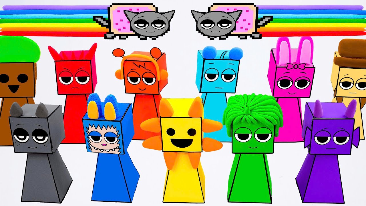 Paper DIY💖 Cute Unboxing INCREDIBOX Blind Box, How to make Mr.Blind Bag ASMR #cute #좋아요