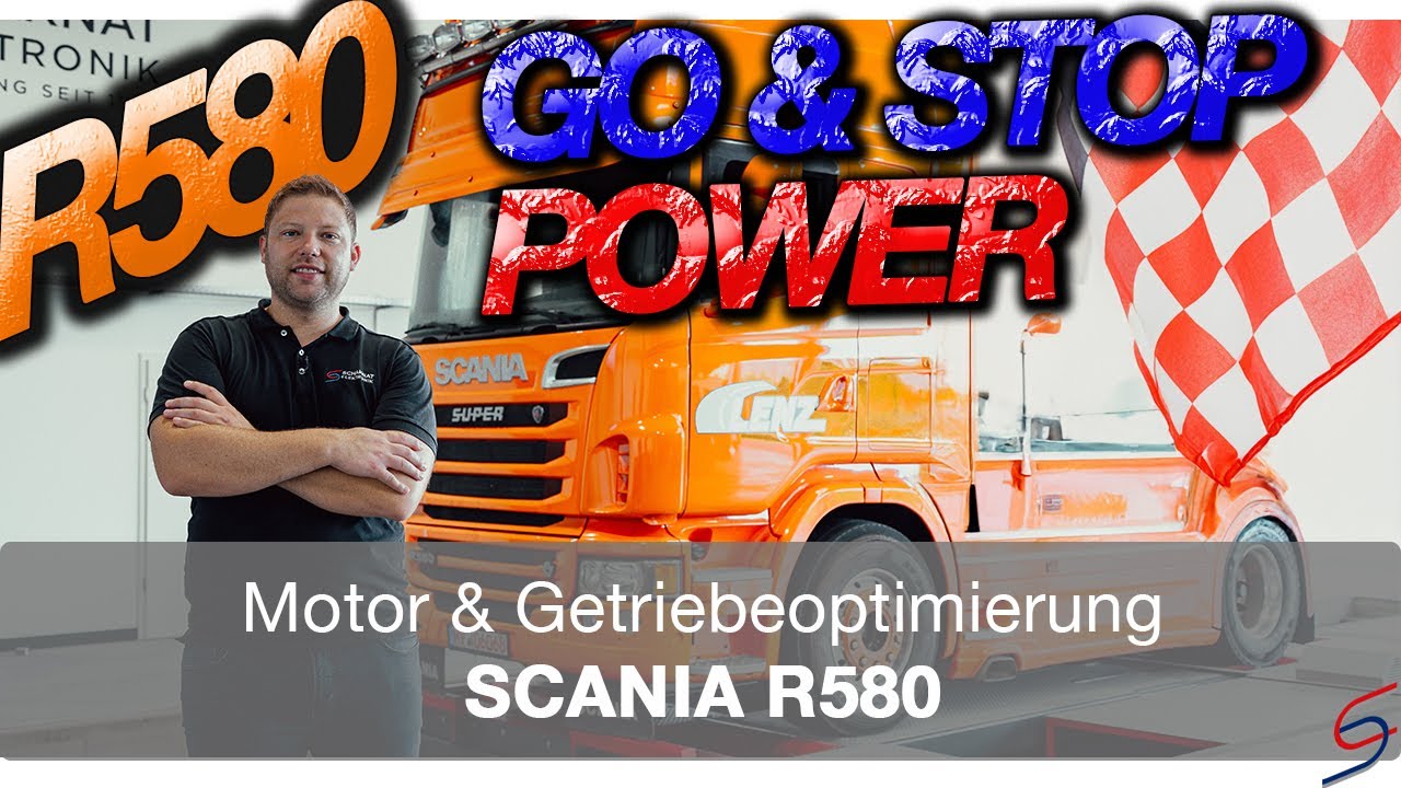 Motor & Getriebeoptimierung - SCANIA R580 - GO & STOP POWER!!