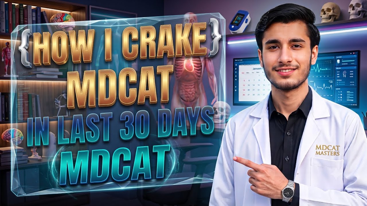 How i Crack mdcat with last 30 days preparation 