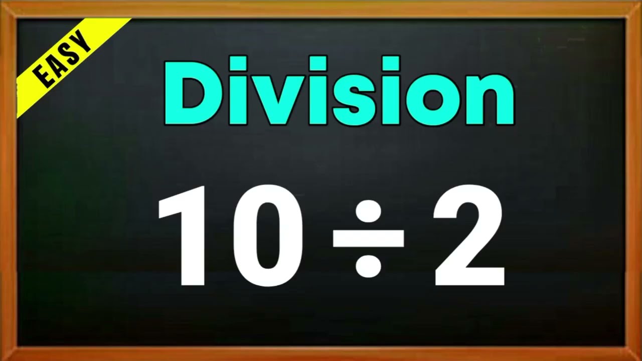 10 &divide; 2 = ? | 10 divided by 2 | 10 / 2
