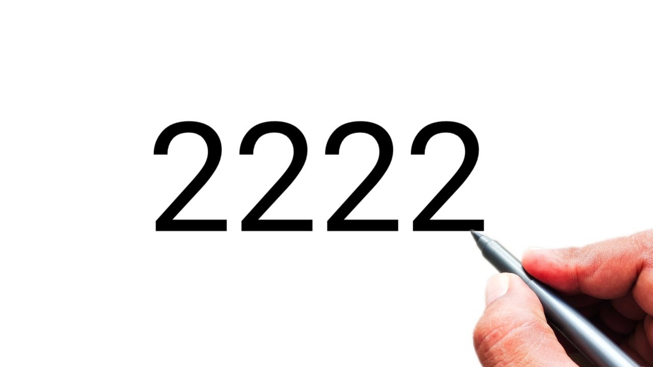 How to draw king and queen from 2222 number | beautiful Drawing from number
