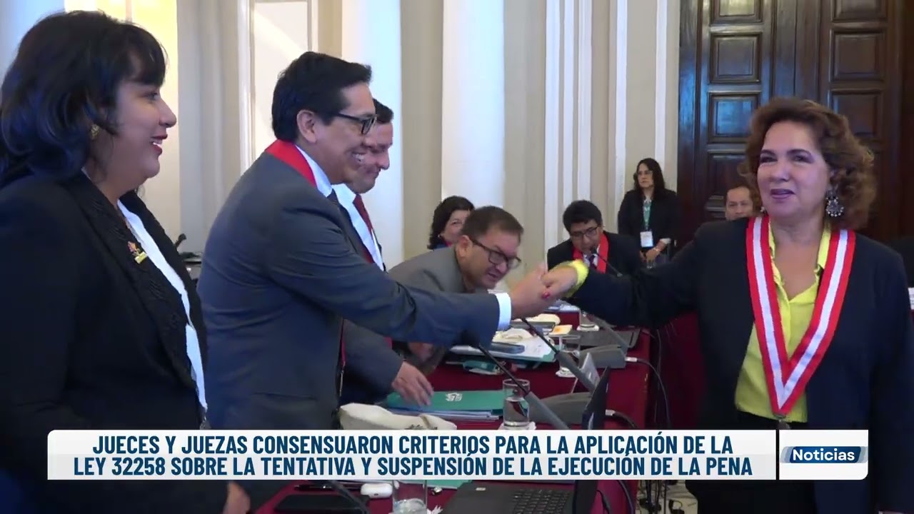 JUECES Y JUEZAS CONSENSUARON CRITERIOS PARA LA APLICACI&Oacute;N DE LA LEY N.&deg; 32258