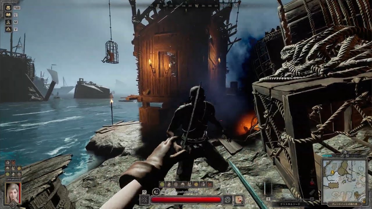 #97【最低レアリティで行くPvE】蒼き渦潮、ウィザード。『Dark and Darker』無言プレイ。