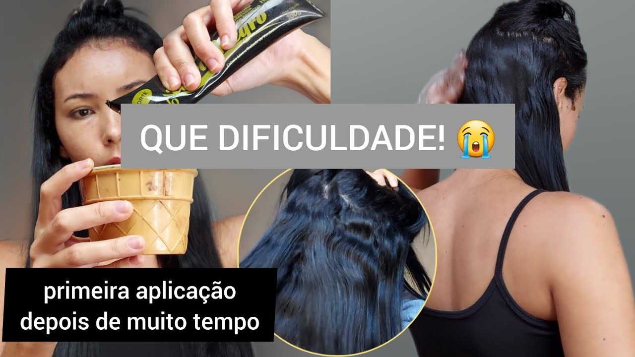 MEU PRIMEIRO RETOQUE COM O HENÊ | Tive dificuldade pra proteger as pontas | Mostrei minha raiz 💖
