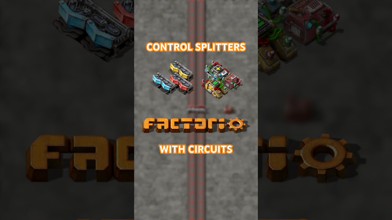 Splitters just got WAY smarter in Factorio! #factorio #factoriospaceage
