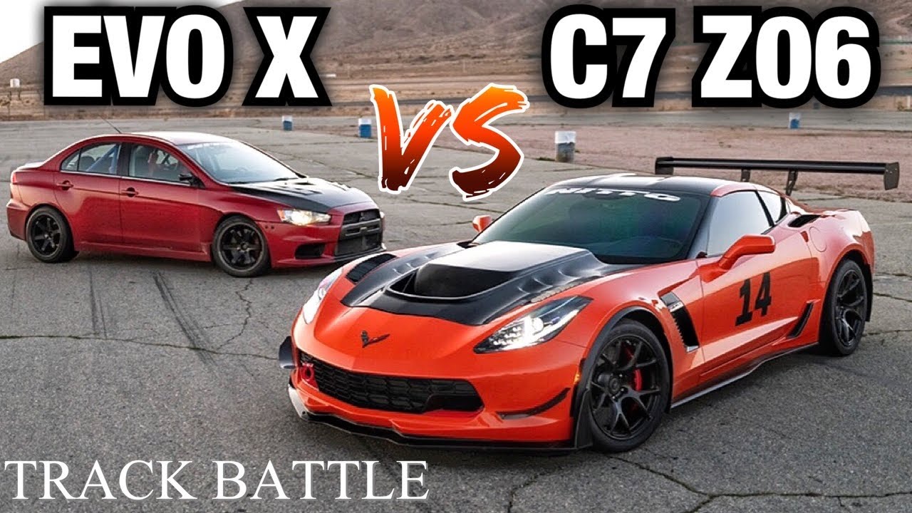 MY FIRST TIME ATTACK COMPETITION! Corvette C7 Z06 vs Evo X