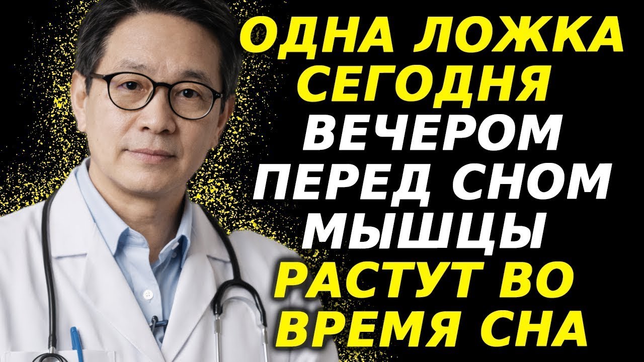 Предупреждение! Пожилым важно съесть это перед сном, чтобы мышцы не исчезали постепенно!!
