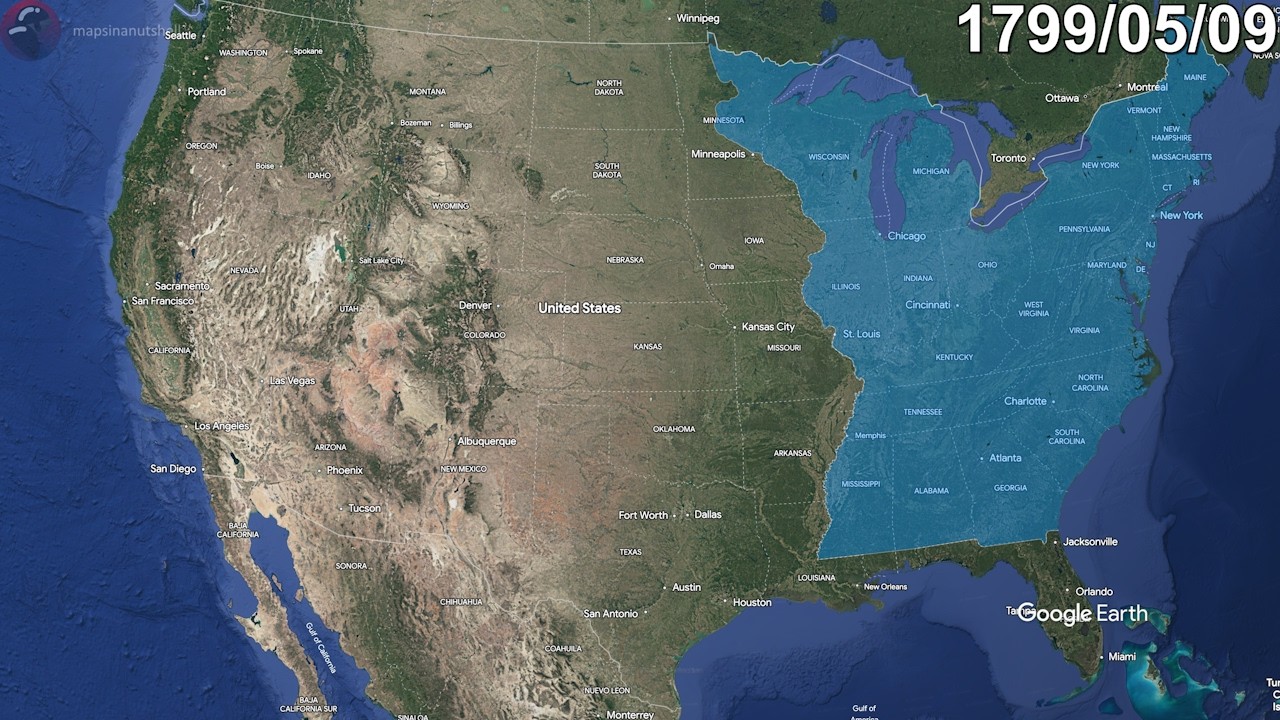 U.S. History: Every Day using Google Earth