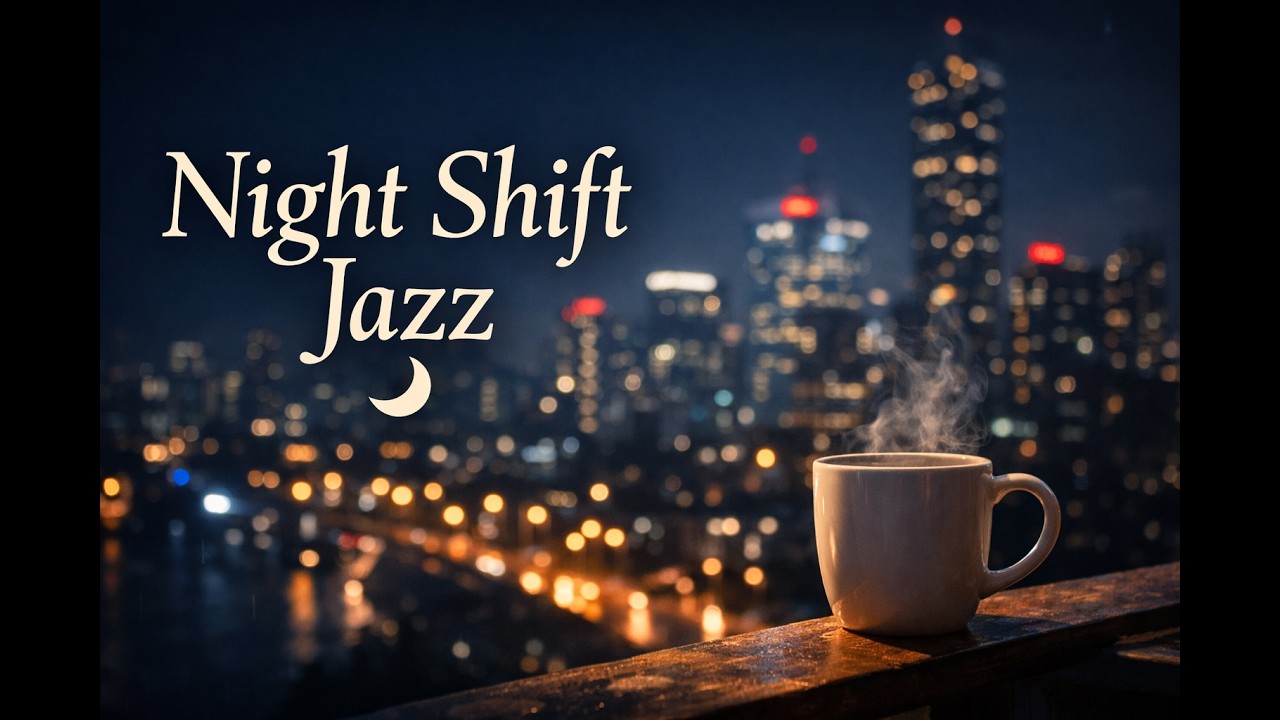 Night Shift Jazz 🌙 | Calm Jazz for Late Night Focus