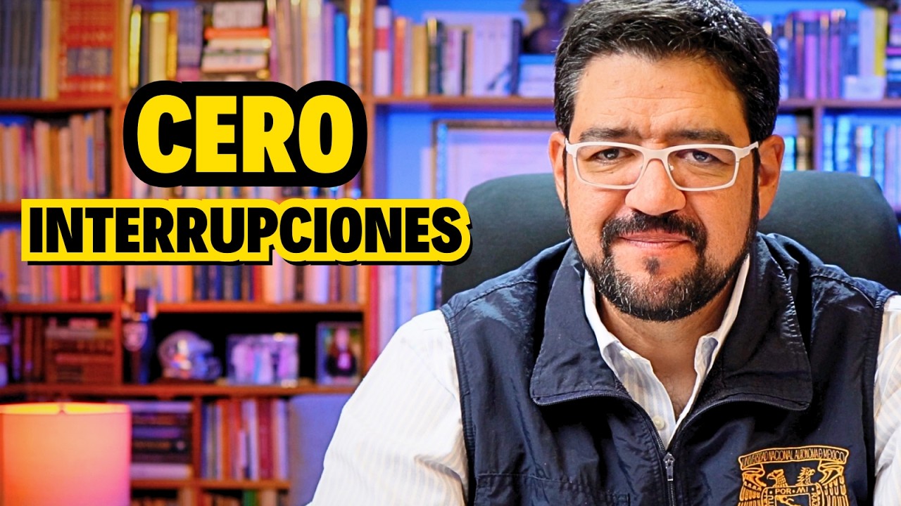No dejes que te interrumpan. Aquí la fórmula