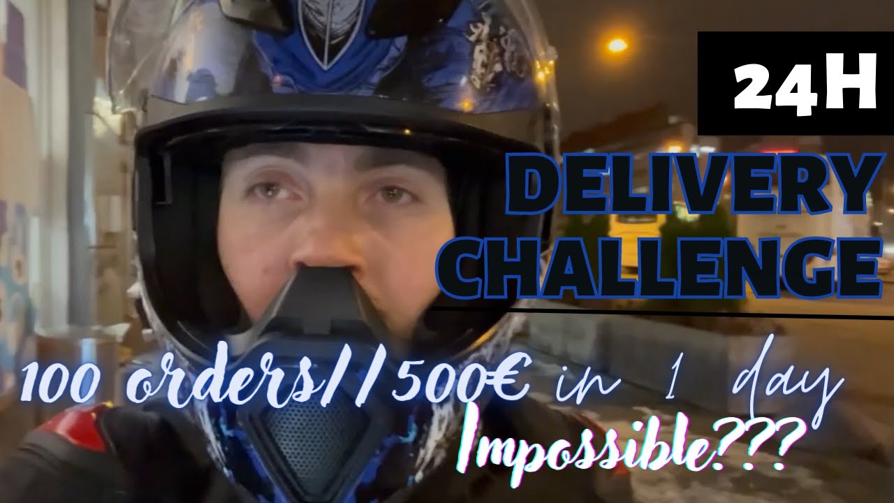 24 Hour Delivery Challenge. 500€ and 100 Deliveries in 1 Day. Impossible?
