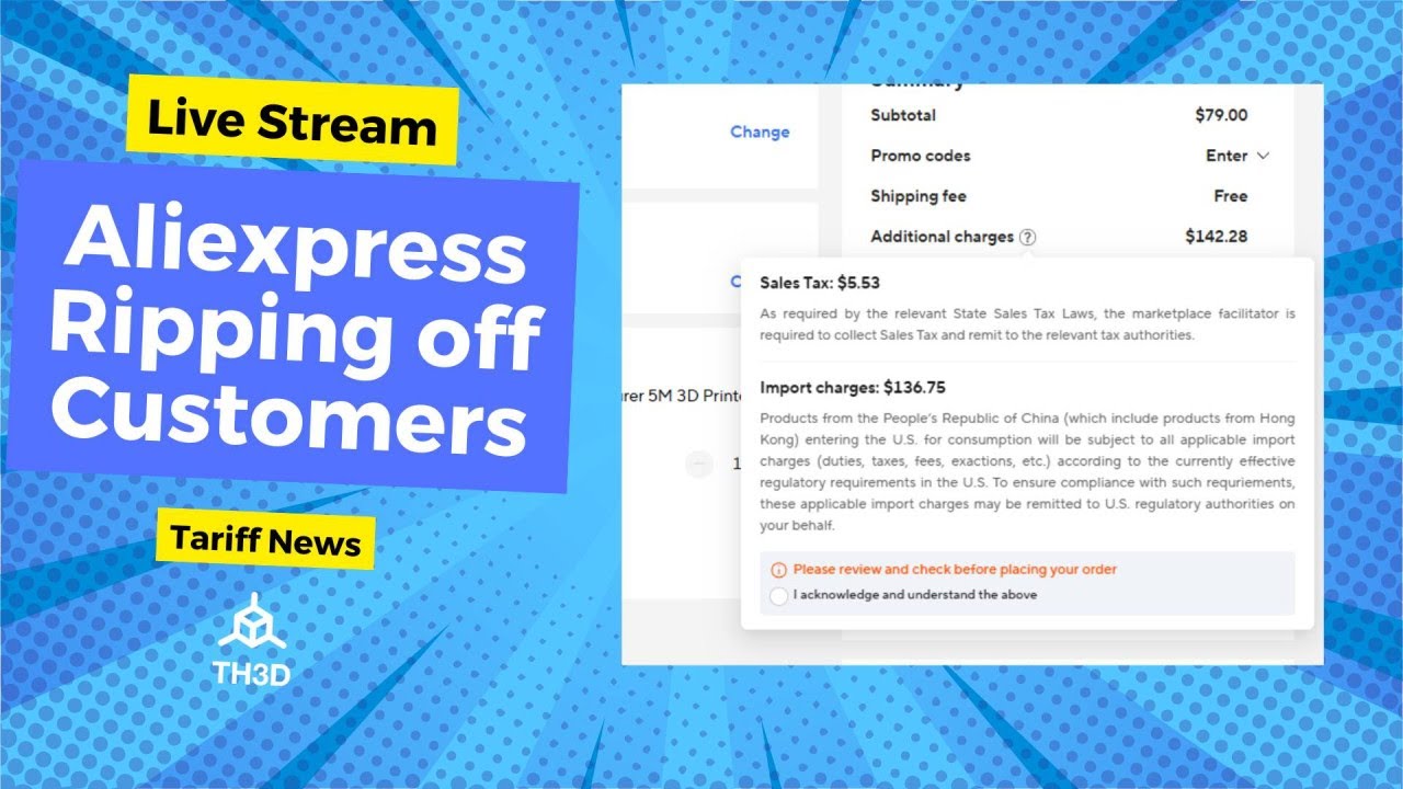 Aliexpress Ripping off Customers - Bogus Import Fees