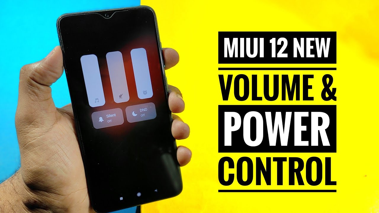 MIUI 12 NEW VOLUME CONTROL & POWER MENU FIRST LOOK | HOW TO INSTALL VOLUME CONTROL 🔥🔥